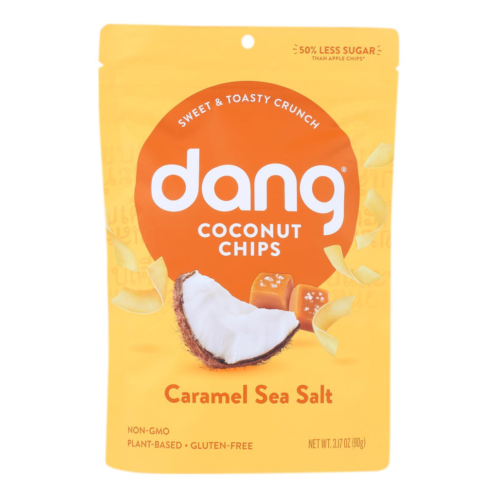Dang Toasted Coconut Chips Caramel Sea Salt (Pack of 12) - 3.17 Oz. - Cozy Farm 