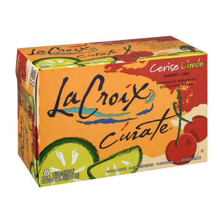 Lacroix Sparkling Lime Water - Case of 3 - 12 Fl Oz Each - Cozy Farm 