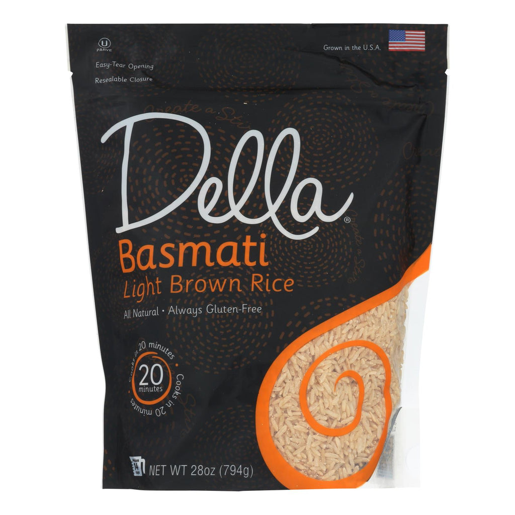 Della Basmati Light Brown Rice (Pack of 6 - 28 Oz.) - Cozy Farm 