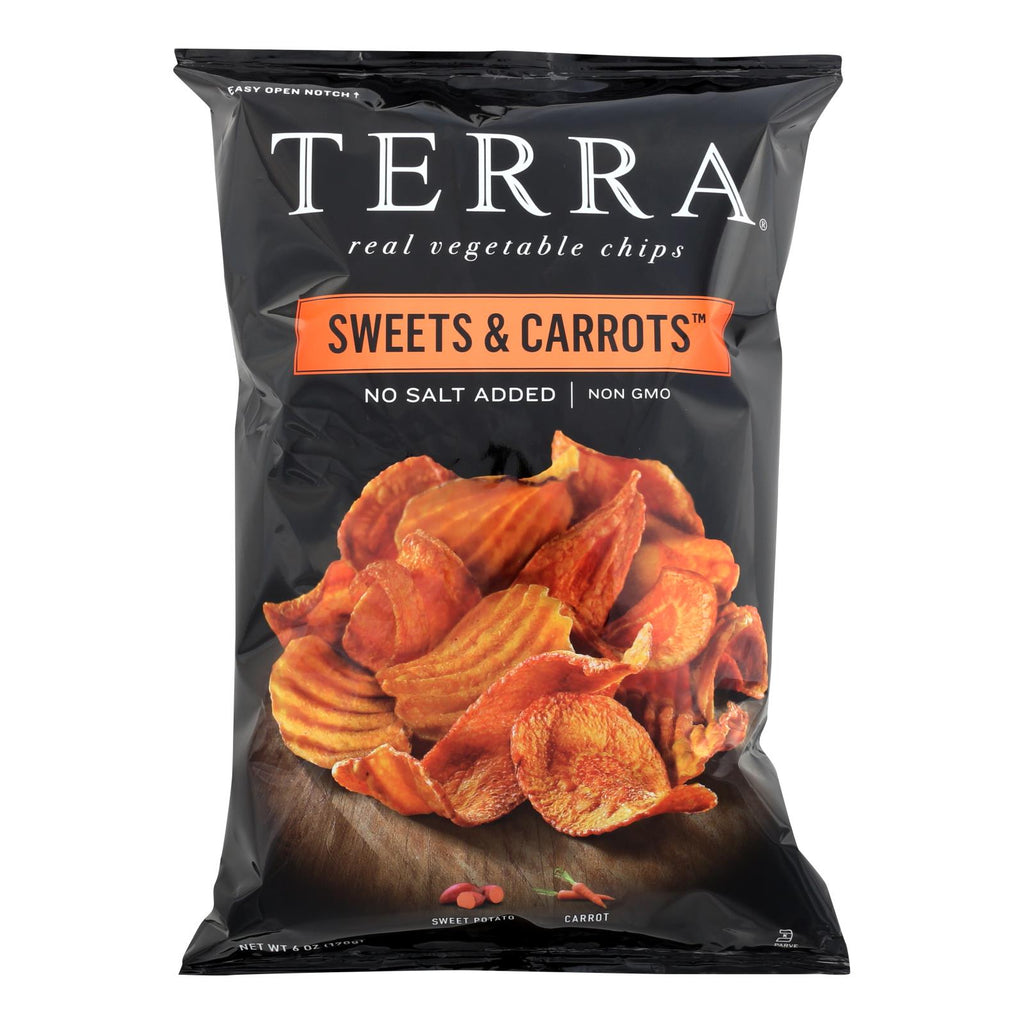 Terra Chips Sweet Potato Chips - Sweets And Carrots - Case Of 12 - 6 Oz. - Cozy Farm 