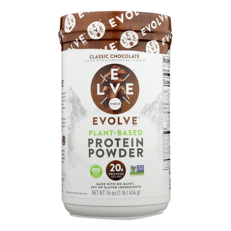 Plant-Based Chocolate Protein Powder | Evolve, 16 Oz - Cozy Farm 