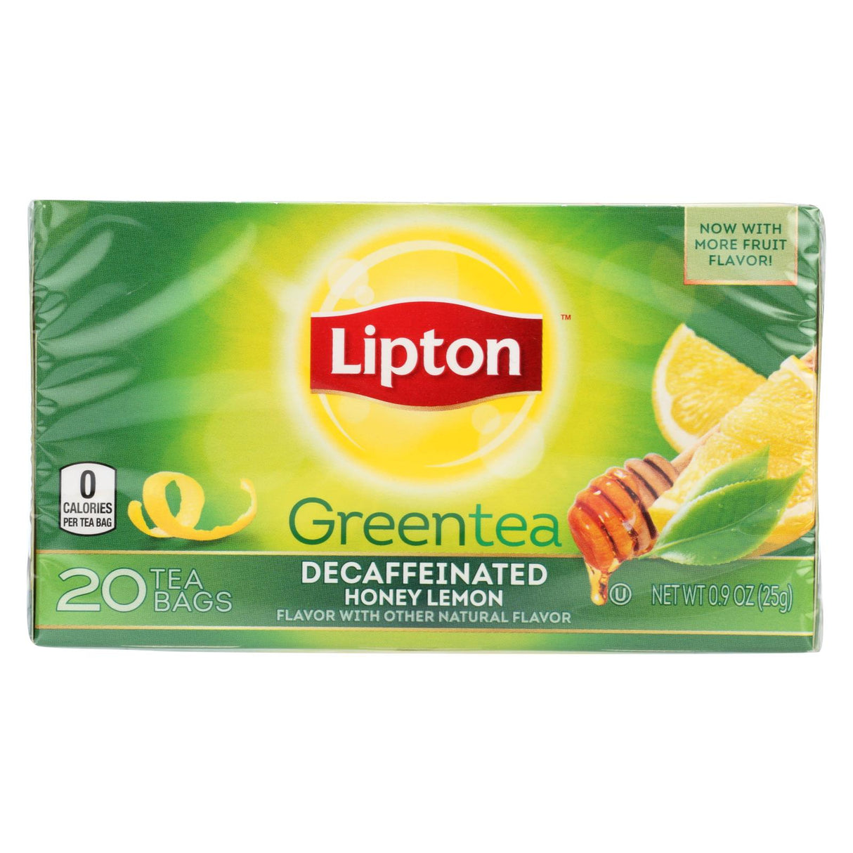 Lipton Decaffeinated Honey Lemon Green Tea (Pack of 6 - 20 Ct.) - Cozy Farm 