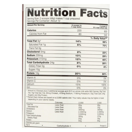 Naturade Weight Gain Vanilla - (20.3 Oz) - Cozy Farm 