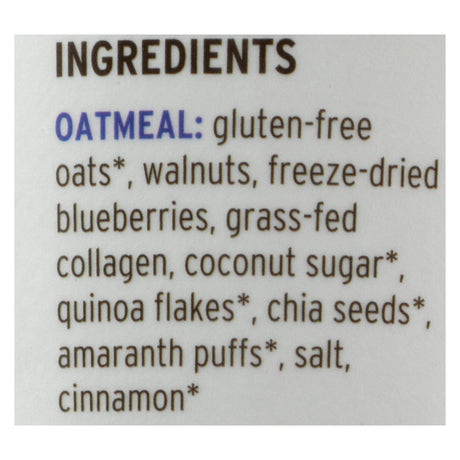 Purely Elizabeth Blueberry Walnut Protein Oat Cups - 12 Pack, 2 Oz Each - Cozy Farm 