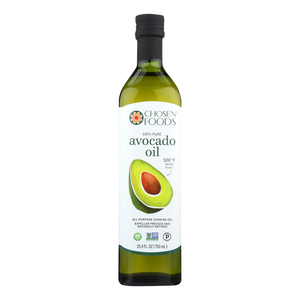 Chosen Foods 100% Pure Avocado Oil (Pack of 6) - 25.4 Fl oz. - Cozy Farm 