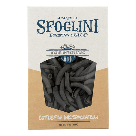 Sfoglini Cuttlefish Ink Spaccatelli - Case Of 6 - 16 Oz. - Cozy Farm 