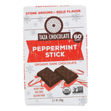 Taza Chocolates&reg; Organic Peppermint Sticks Stone Ground (Pack of 10) - 2.5 Oz. - Cozy Farm 