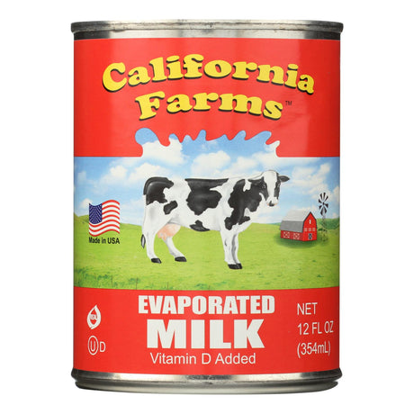 California Farms Evaporated Milk - Case of 24 - 12 Oz. Cans - Cozy Farm 