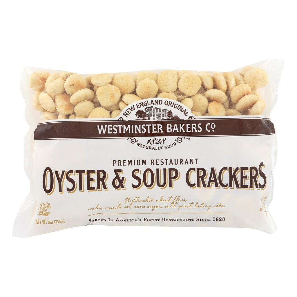 Westminster Cracker Co Oyster & Soup Crackers Case of 12 - 9oz - Cozy Farm 