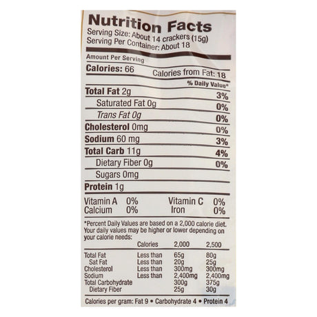 Westminster Cracker Co Oyster & Soup Crackers Case of 12 - 9oz - Cozy Farm 