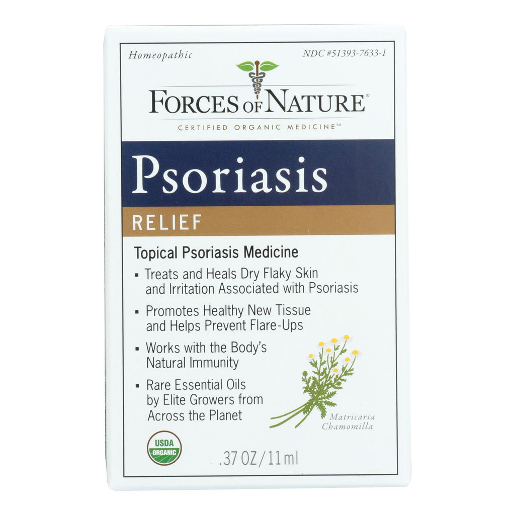 Forces of Nature Organic Psoriasis Control - 11ml - Pack of 1 - Cozy Farm 