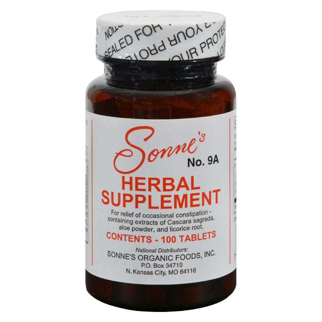 Sonne's No. 9a Herbal Supplement (Pack of 100 Tablets) - Cozy Farm 