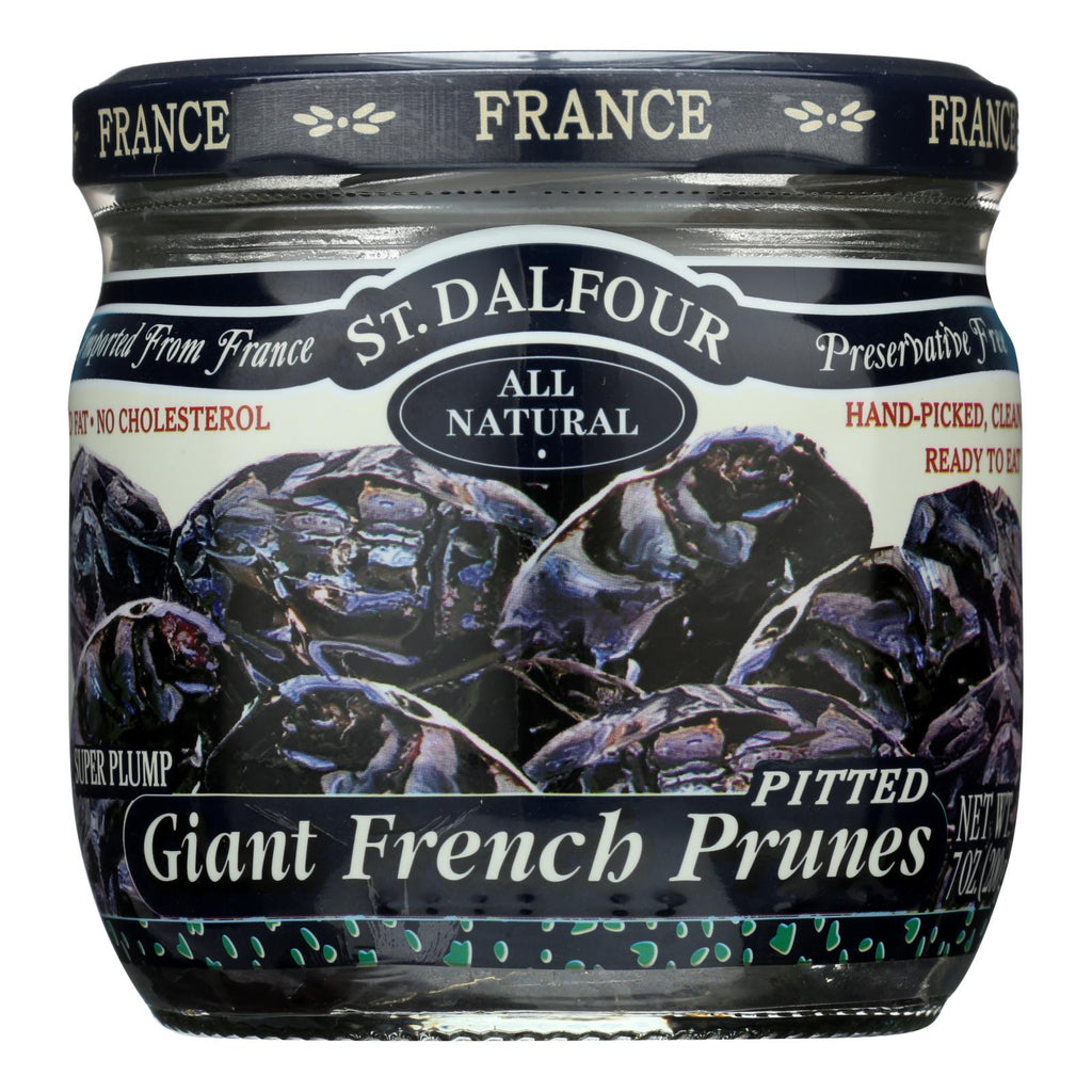 St Dalfour Prunes French Giant Pitted - 7 Oz - Case of 6 - Cozy Farm 