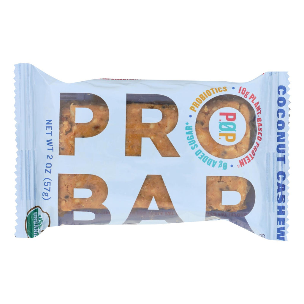 Pro Bar Coconut Cashew Pop Nutritional Bar (Pack of 8 - 2.00 Oz.) - Cozy Farm 