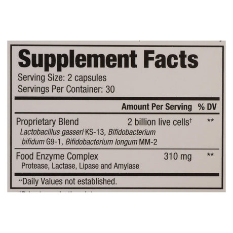 Kyolic Kyo-dophilus with Enzymes for Improved Digestion (60 Capsules) - Cozy Farm 