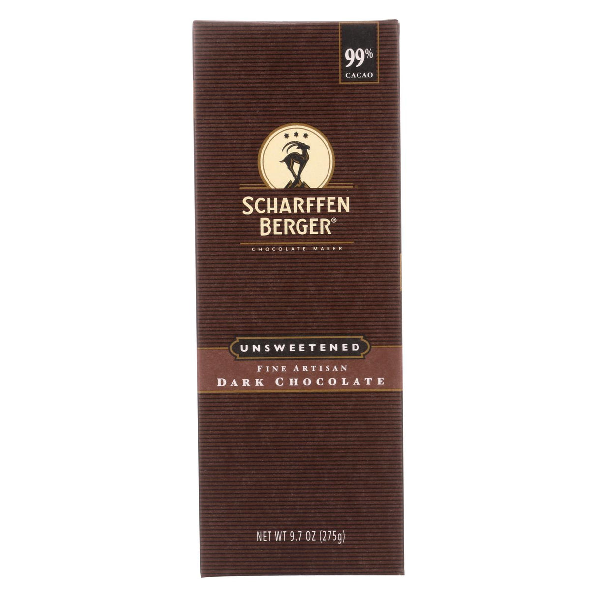 Scharffen Berger Unsweetened Baking Chocolate Bar (Pack of 6) - 9.7 Oz - Cozy Farm 