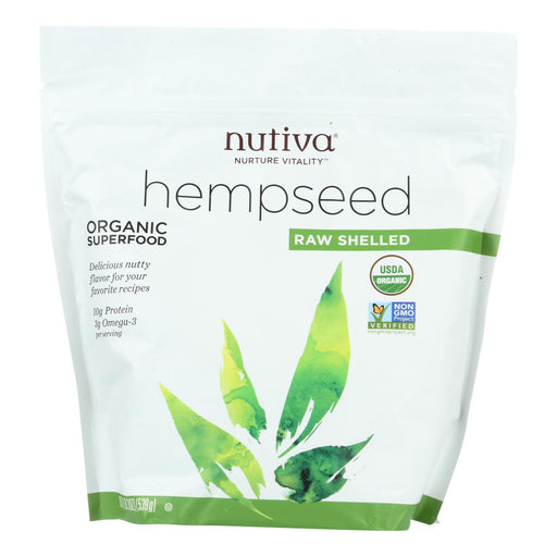 Nutiva Organic Shelled Hempseed (Pack of 19 Oz.) - Cozy Farm 