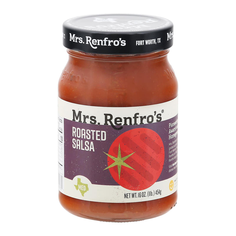 Mrs. Renfro's Fine Foods Roasted Salsa (Pack of 6 - 16 Oz.) - Cozy Farm 