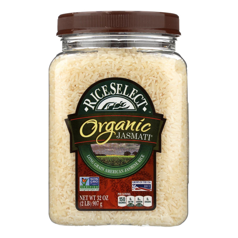 Rice Select Organic White Jasmine Rice (Pack of 4) - 32 Oz. - Cozy Farm 
