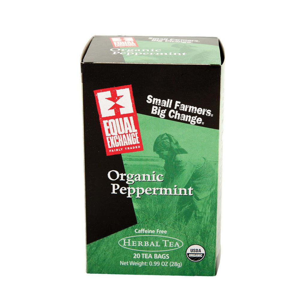 Organic Peppermint Tea (Pack of 6 - 20 Bags) by Equal Exchange - Cozy Farm 
