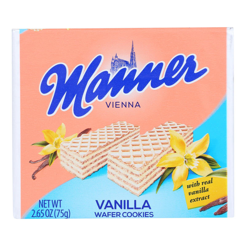 Manner Vanilla Wafers (Pack of 12 - 2.65 Oz.) - Cozy Farm 
