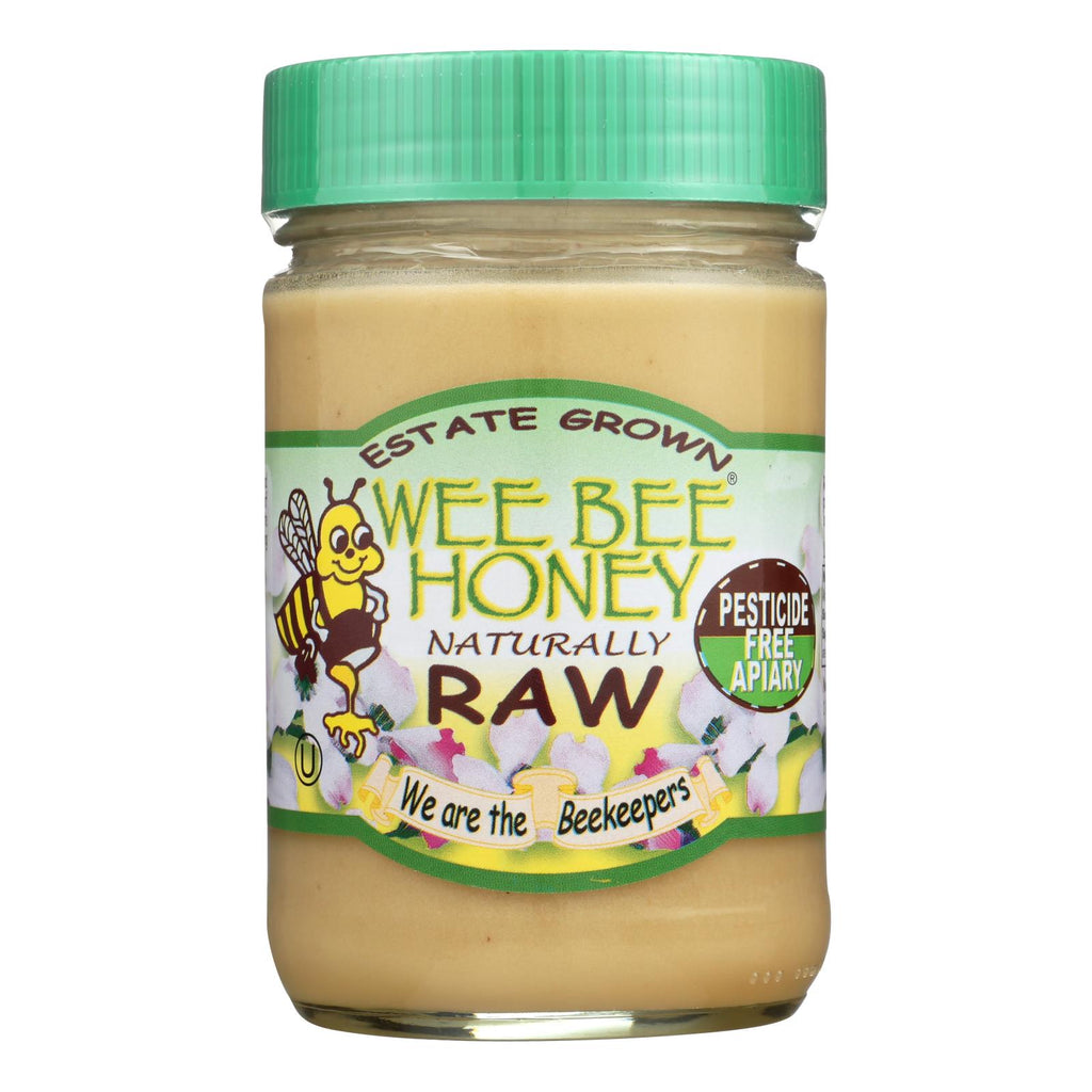 Jars  Wee Bee Honey Naturally Raw (Pack of 12) 16 Oz. Jars - Cozy Farm 