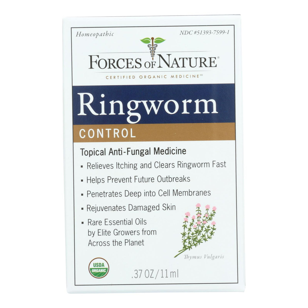 Forces of Nature Organic Ringworm Control, 11 ml - Cozy Farm 