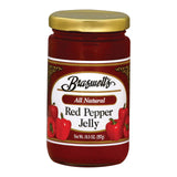 Braswell's Sweet & Zesty Red Pepper Jelly - 10.5 Oz. Pack of 6 - Cozy Farm 