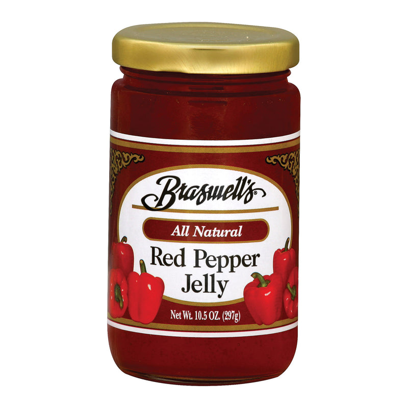 Braswell's Red Pepper Jelly - 10.5 Oz. - Case of 6 - Cozy Farm 