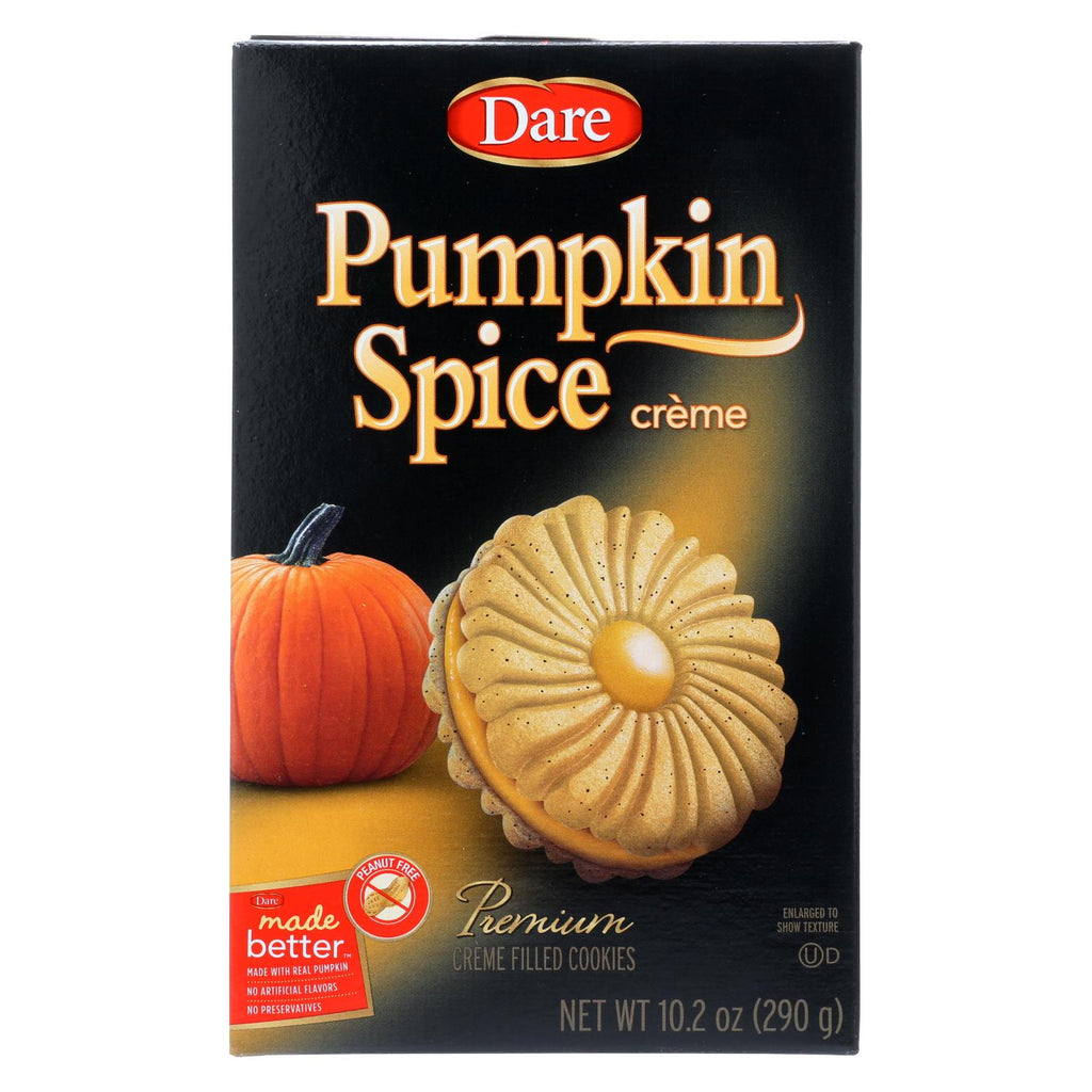 Dare Cookies Pumpkin Spice Cr√®me - 10.2 Oz. - Case of 12 - Cozy Farm 
