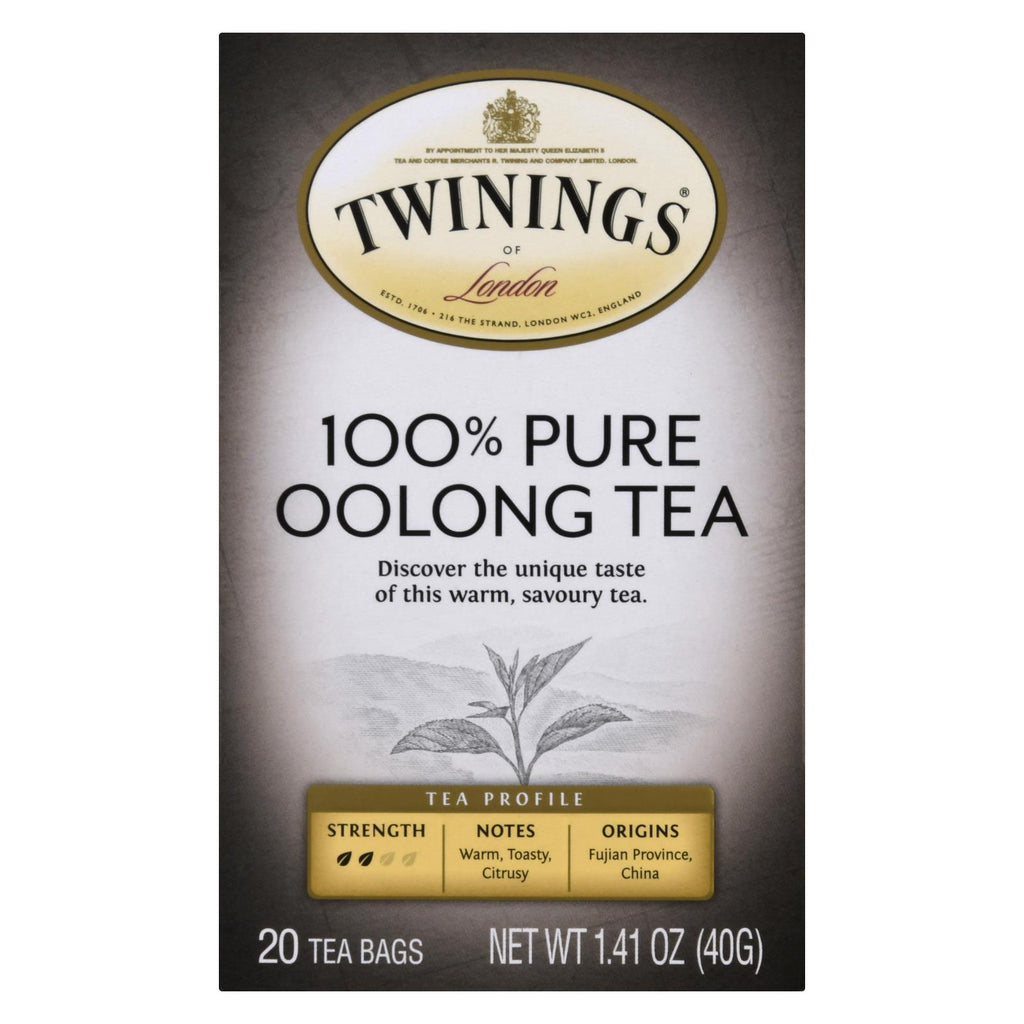 Twinings Tea Black Tea China Oolong, Case of 6 - 20 Bags - Cozy Farm 