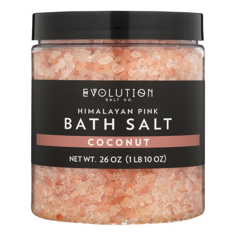 Evolution Salt Himalayan Coarse Coconut Bath Salt - 26 Oz. - Cozy Farm 