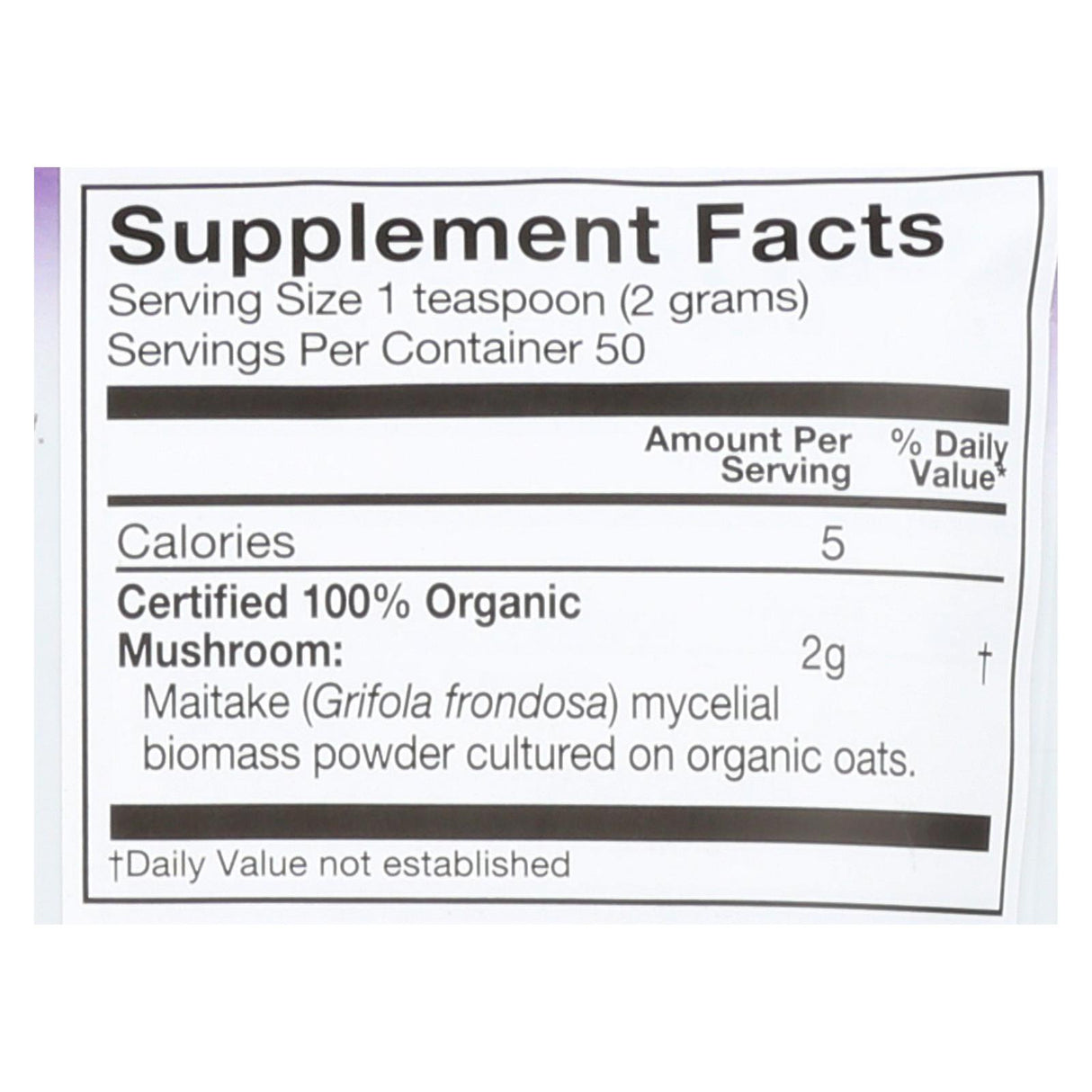 Om Organic Maitake Mushroom Nutrition Dietary Supplement Powder - 3.5 Oz. - Cozy Farm 