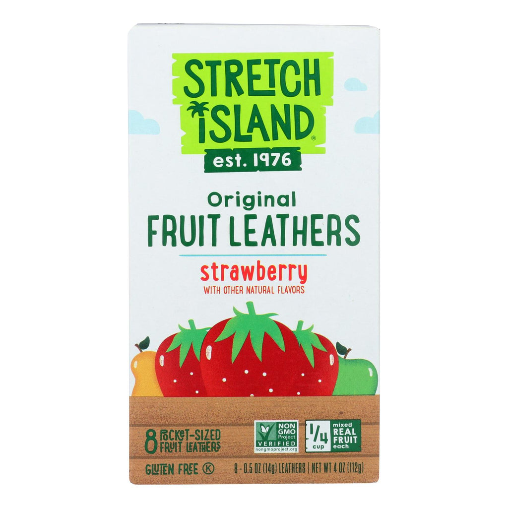 Organic Strawberry Fruit Strip (Pack of 9 - 4 Oz.) by Stretch Island - Cozy Farm 