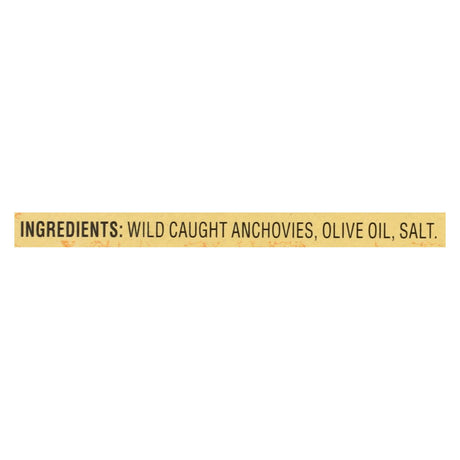Reese Anchovies Premium Flat Fillets in Pure Olive Oil (Pack of 10 - 2 Oz Each) - Cozy Farm 