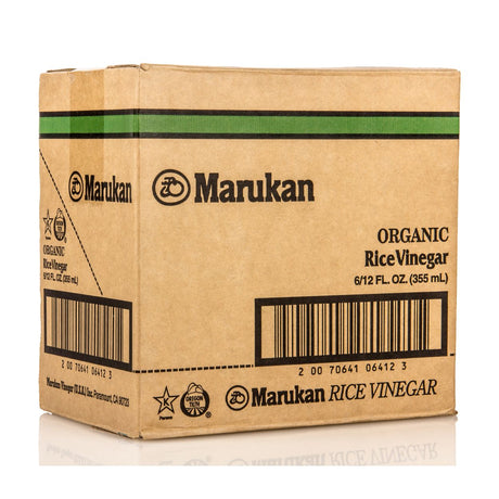 Marukan Organic Rice Vinegar, Case of 6 (12 Fl. Oz. Ea.)