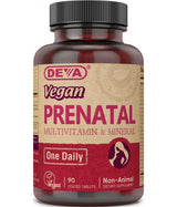 Deva Prenatal Vegan Multivitamin & Mineral: Support Mom & Baby Naturally (90 Tablets)