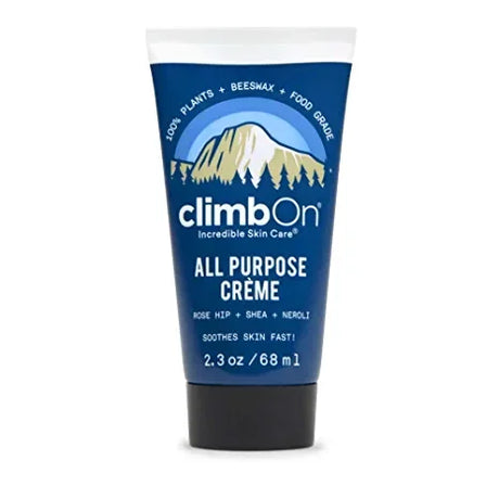 ClimbOn All-Purpose Lotion Creme - 2.3 Oz (Case of 6) for Plantar Fasciitis, Chafing, Cracked Skin, Rash & Sunburn Relief, Comforting & Moisturizing - Cozy Farm 