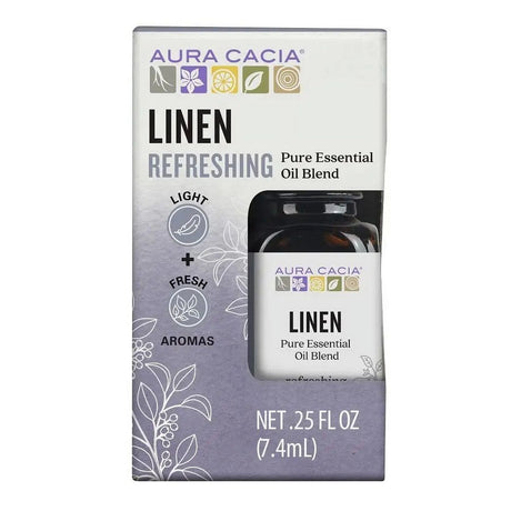 Aura Cacia - Linen Blend Oil, 0.25 fl oz - Aromatherapy Essential Oil