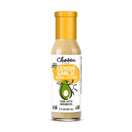 Chosen Foods Lemon Garlic Dressing/Marinade - 6-Oz (6-Pack) - Cozy Farm 