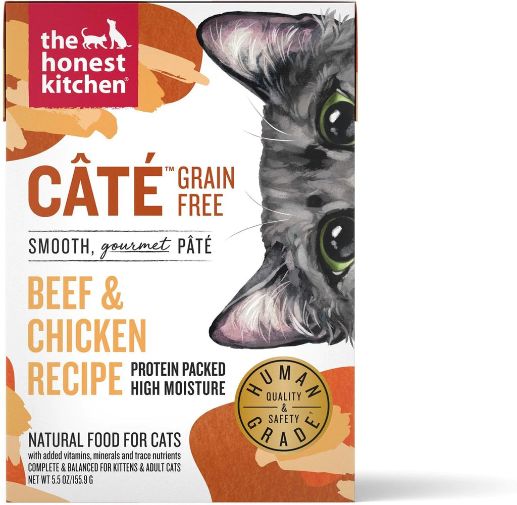 The Honest Kitchen - Cat Food Green Fish & Chicken Pate (Pack of 12) 5.5 Oz - Cozy Farm 