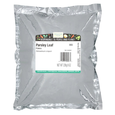 Frontier Natural Products Coop - Parsley Leaf Flakes, 8 oz (Pack of 12) - Kosher Yeast-Free Seasoning