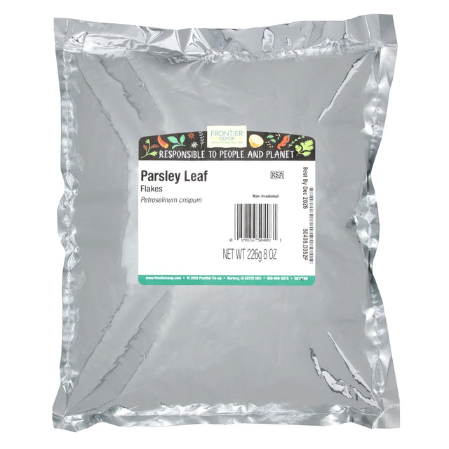 Frontier Natural Products Coop - Parsley Leaf Flakes, 8 oz (Pack of 12) - Kosher Yeast-Free Seasoning