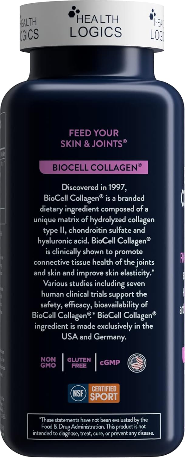 Health Logics Biocell Collagen - 120 Capsules