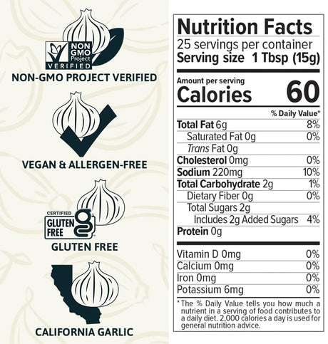 Garlic Expressions Vinaigrette Salad Dressing (12.5 Oz. - Pack of 12) - Cozy Farm 