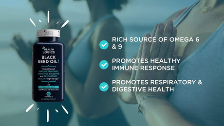 Health Logics  Black Cumin Seed Oil - 100 Softgels