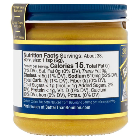 Better Than Bouillon Seasoning - Reduced Sodium Roasted Chicken Base - Case Of 6 - 8 Oz