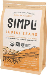 Simpli - Organic Lupini Beans, 12 oz (Pack of 8) - High Protein Kosher