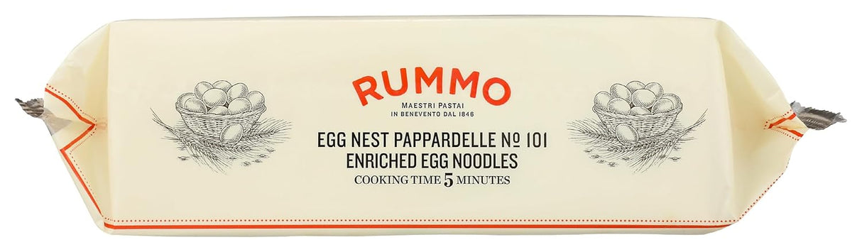 Rummo Egg Pappardelle Nests, Dairy & Wheat Free, 8.82 oz (Case of 12)