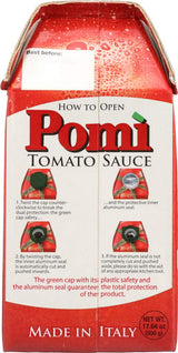 Pomi Italian Tomato Sauce, Case of 12 - 17.64 fl oz Cans